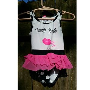 Betsey Johnson Bathing Suit Toddler Girl Swim